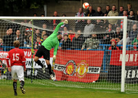 Spsfc v FC Utd - 18th September 2010 - Adam Ogden pulls off a fine save